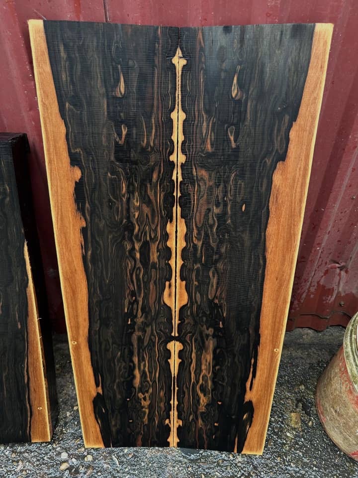 Special Mun Ebony Bookmatched slabs